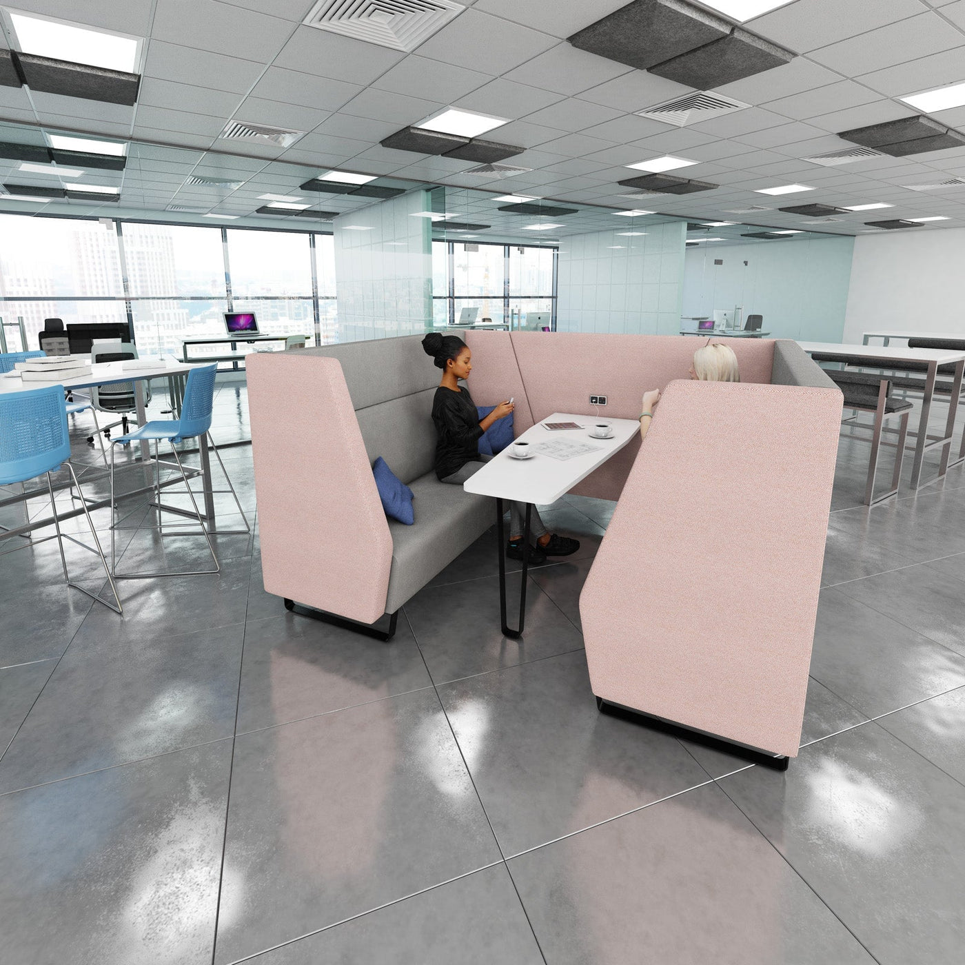 Encore Four Person Meeting Pod SOFT SEATING Social Spaces