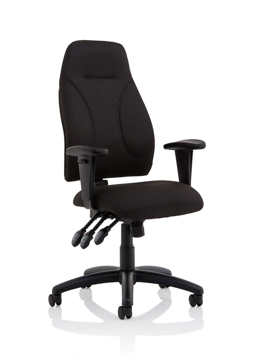 Esme Posture Chair Task and Operator Dynamic Office Solutions Black Fabric 