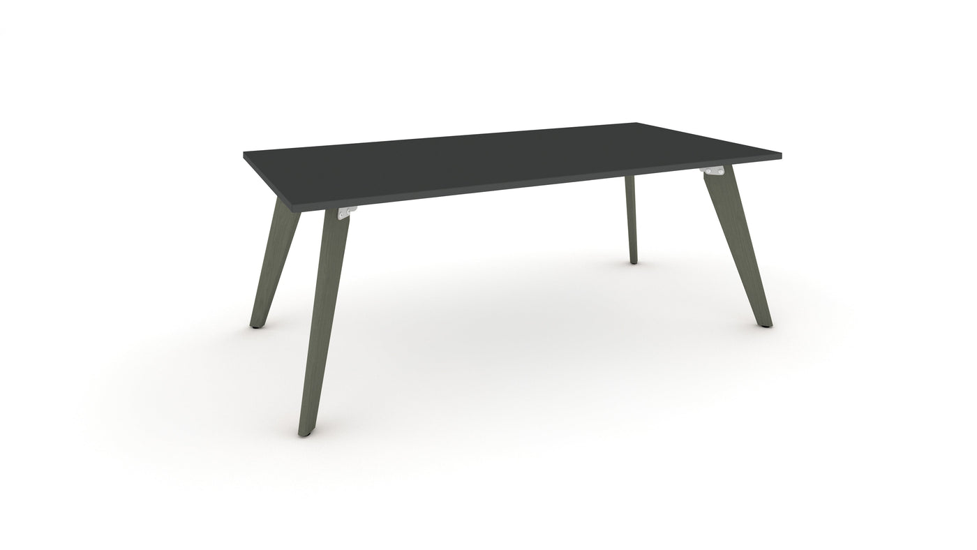 Hub Coloured leg Meeting Tables 1600mm x 1200mm Meeting Tables Workstories