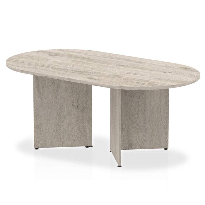 Impulse Boardroom Table Arrowhead Leg Boardroom and Conference Tables Dynamic Office Solutions Grey Oak 1800 