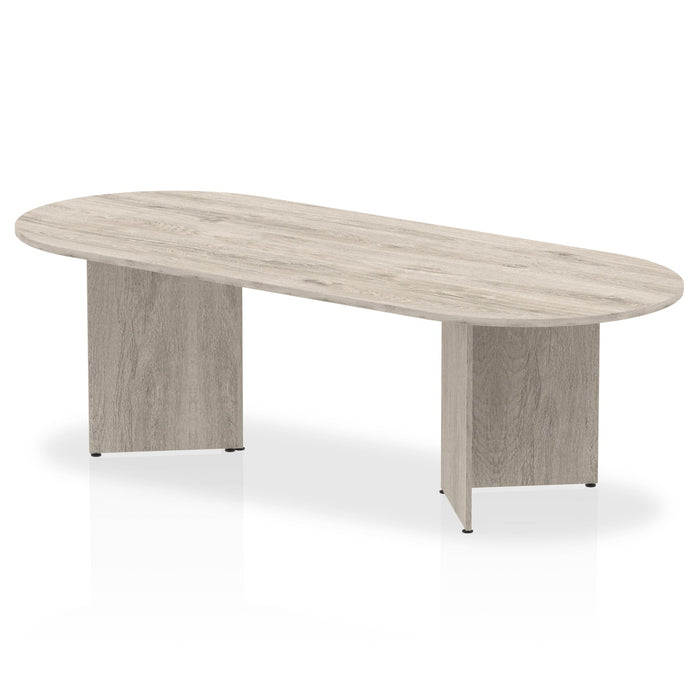 Impulse Boardroom Table Arrowhead Leg Boardroom and Conference Tables Dynamic Office Solutions Grey Oak 2400 