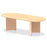 Impulse Boardroom Table Arrowhead Leg Boardroom and Conference Tables Dynamic Office Solutions Maple 2400 
