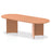 Impulse Boardroom Table Arrowhead Leg Boardroom and Conference Tables Dynamic Office Solutions Oak 2400 