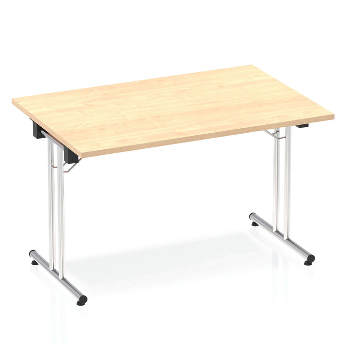 Impulse Folding Rectangle Table Folding Tables Dynamic Office Solutions Maple 1200 