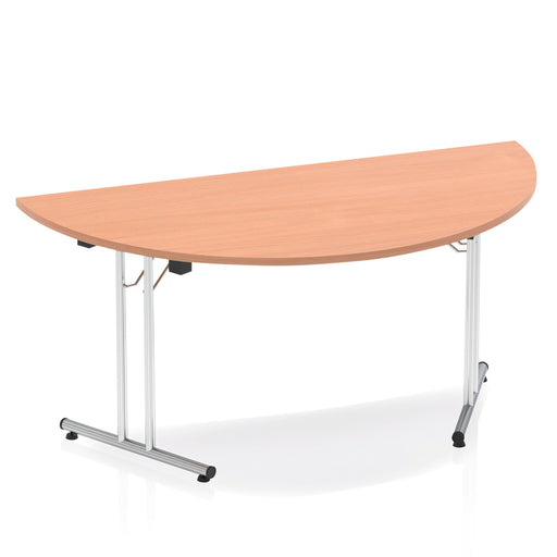 Impulse Folding Semi-Circle Table Folding Tables Dynamic Office Solutions Beech 1600 