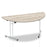 Impulse Folding Semi-Circle Table Folding Tables Dynamic Office Solutions Grey Oak 1600 