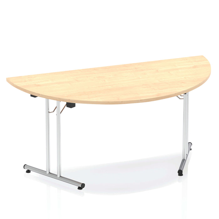 Impulse Folding Semi-Circle Table Folding Tables Dynamic Office Solutions Maple 1600 
