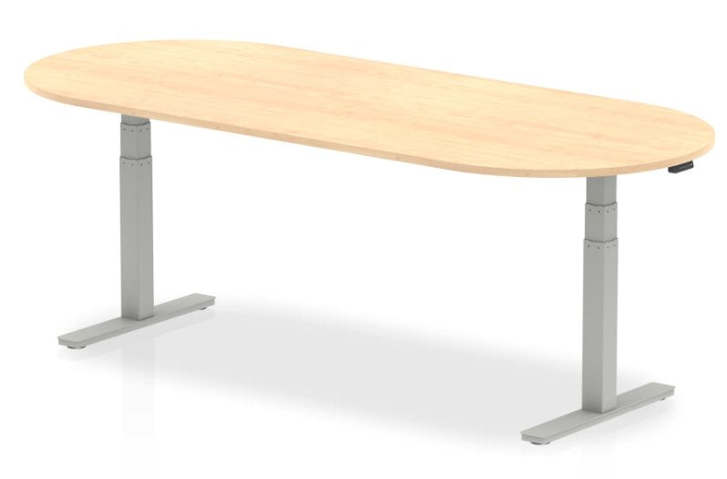 Impulse Height Adjustable Boardroom Table Boardroom and Conference Tables Dynamic Office Solutions Maple 1800x1000 Silver