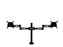 KARDO Twin Pole Mounted Monitor Arm FURNITURE ACCESSORY Metalicon Black 