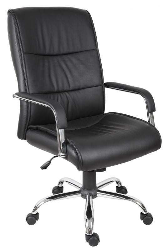 Kendal Faux Leather Office Chair Teknik Black