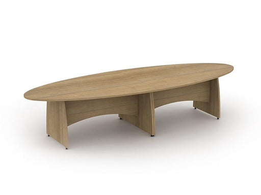 Kingston Elliptical Boardroom Table With Panel Legs BOARDROOM Imperial 