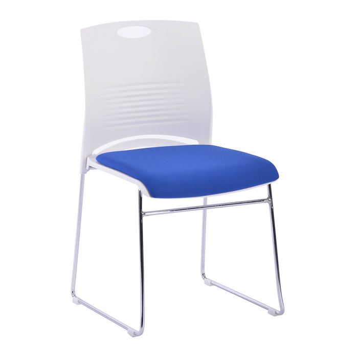 Kore Stackable Meeting Chair BREAKOUT SEATING Nautilus Designs Blue 