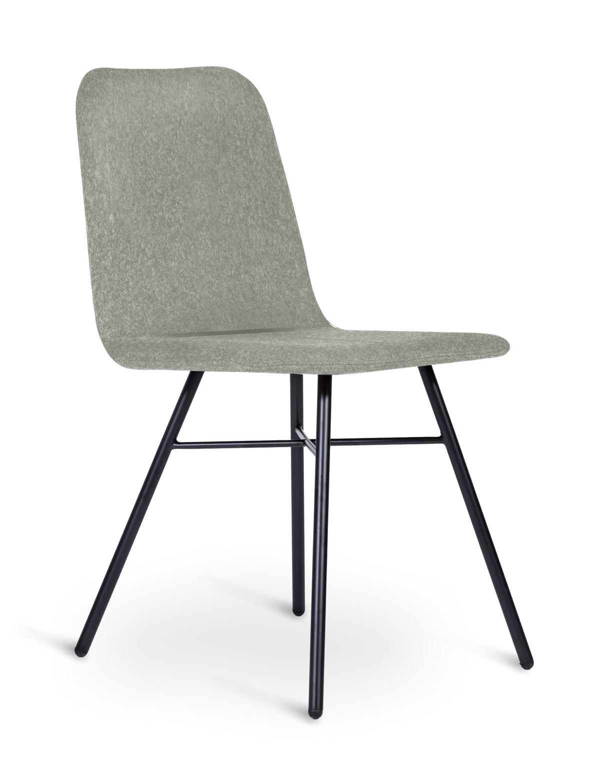 Lolli Upholstered Side Chair meeting Workstories Khaki Green CSE45