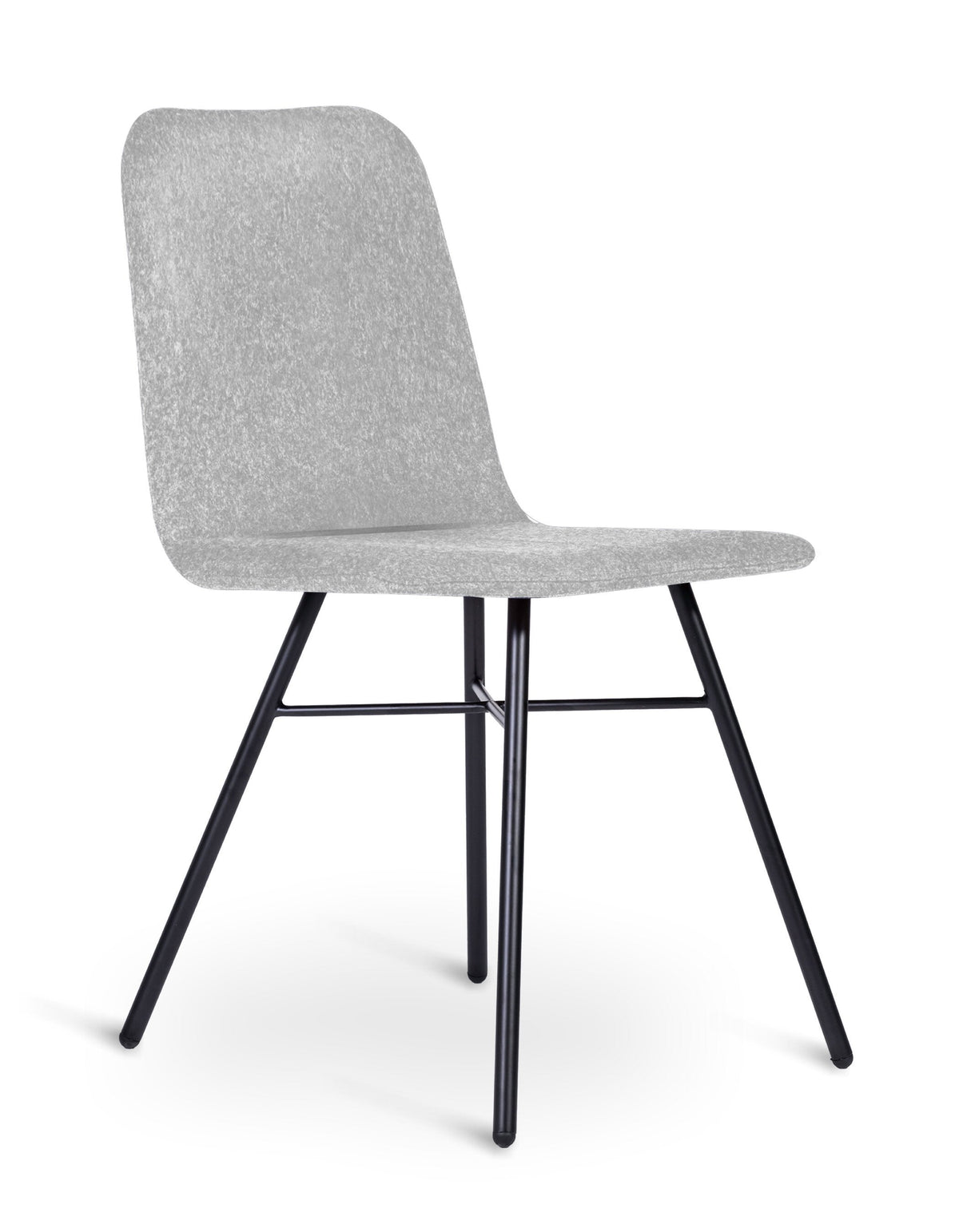 Lolli Upholstered Side Chair meeting Workstories Light Grey CSE46