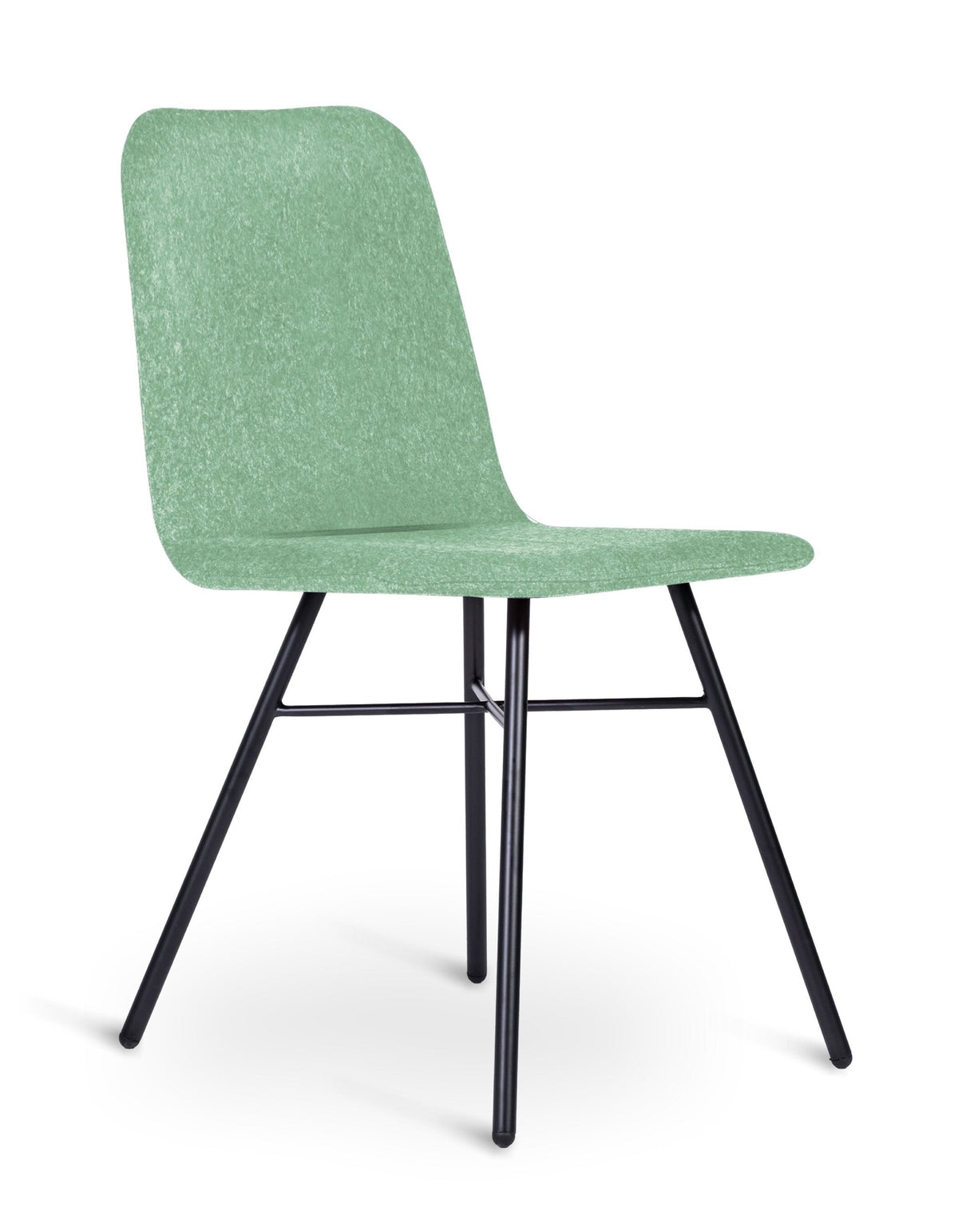 Lolli Upholstered Side Chair meeting Workstories Mint Green CSE36