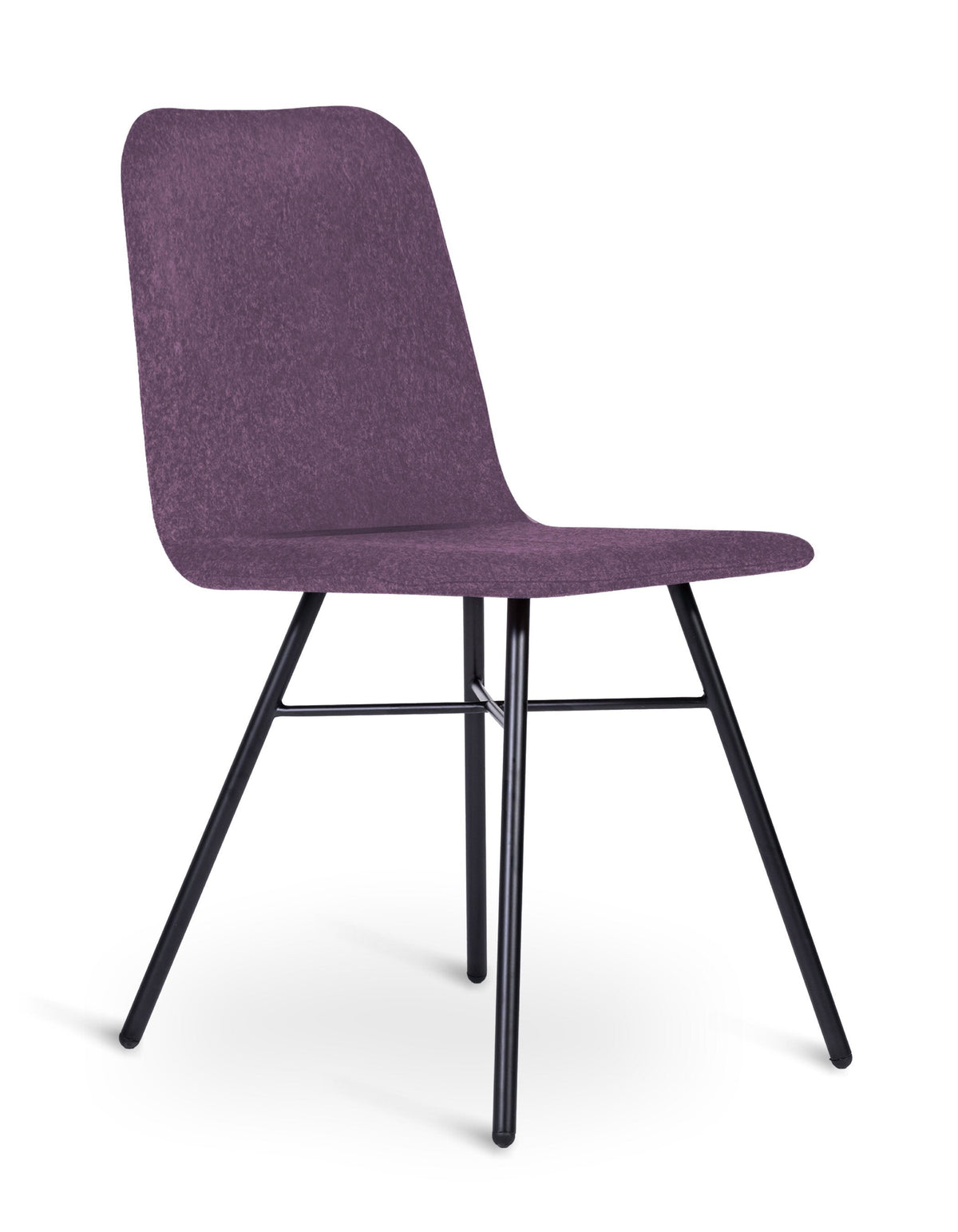 Lolli Upholstered Side Chair meeting Workstories Purple CSE09