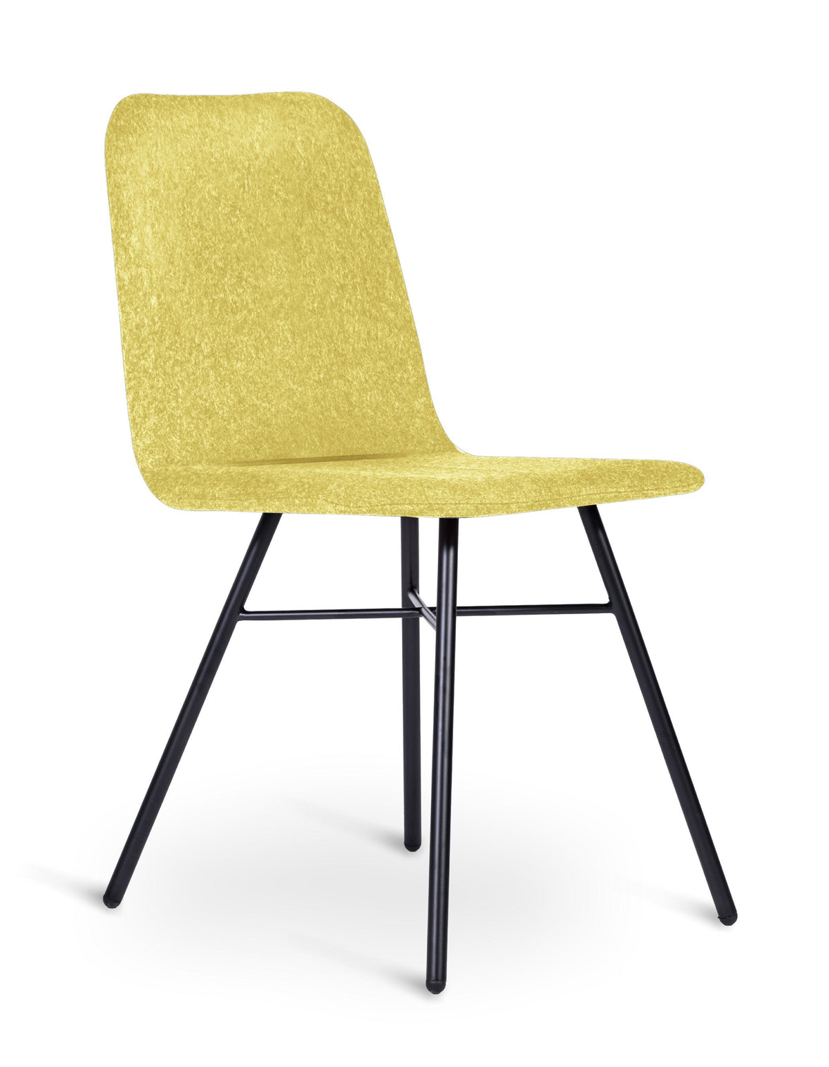 Lolli Upholstered Side Chair meeting Workstories Yellow CSE03