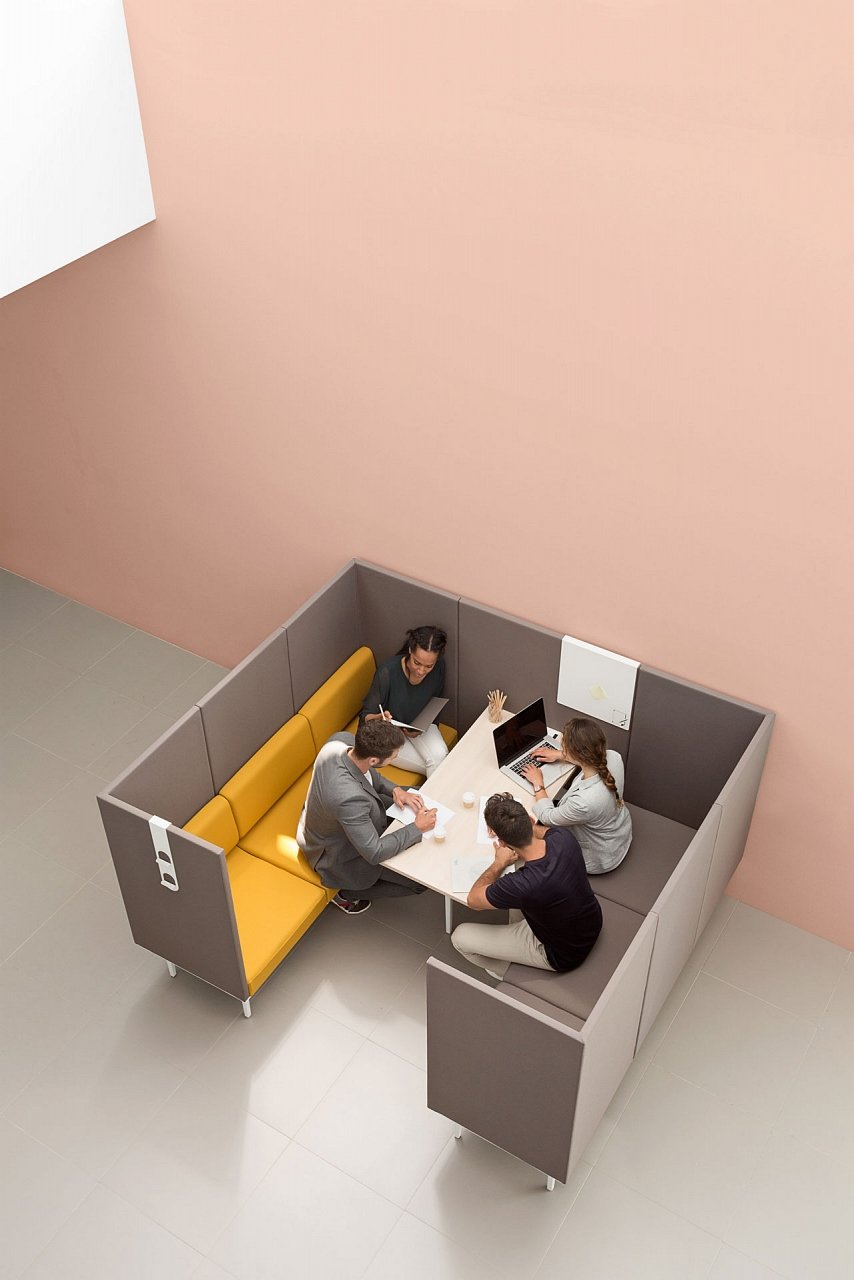 Longo 4 Person Meeting Booth Meeting Booth Actiu