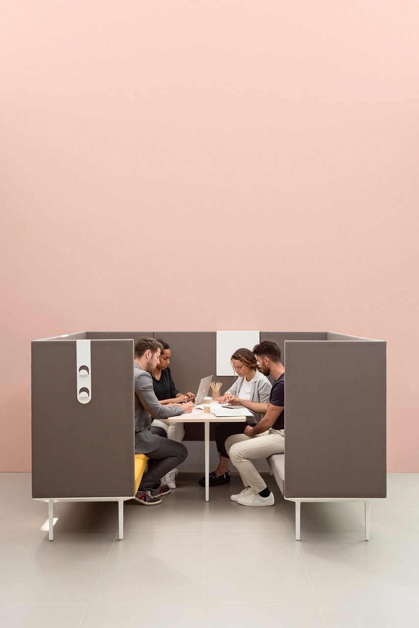 Longo 4 Person Meeting Booth Meeting Booth Actiu