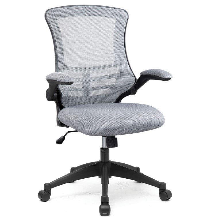 Marlos Moon Mesh Back Office Chair Mesh Office Chairs Nautilus Designs Grey
