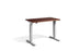 Mini Height Adjustable Desk 1000 x 600mm Desking Lavoro Silver Walnut 