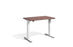 Mini Height Adjustable Desk 1000 x 600mm Desking Lavoro White Ferro Bronze 