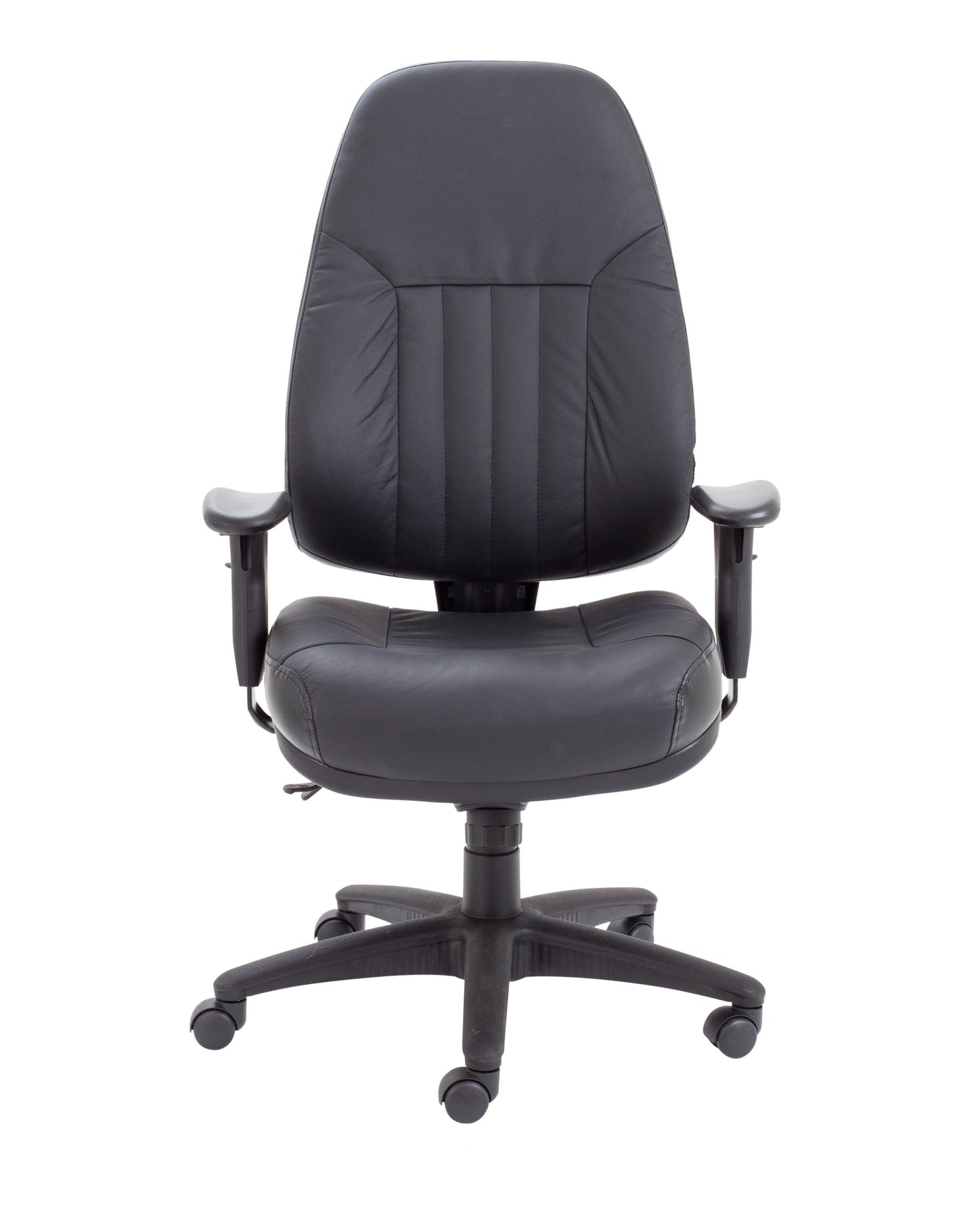 Panther 24hr Operator Chair 24HR & POSTURE TC Group Black Leather Self Assembly (Next Day)