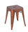 Paris metal low stool BREAKOUT Global Chair Vintage Copper 