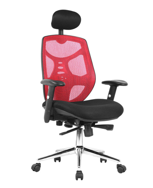 Polaris Ergonomic Mesh Chair MESH CHAIRS Nautilus Designs Red 