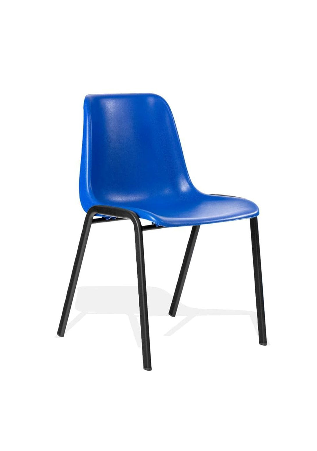Polly Stacking Visitor Chair Conference Dynamic Office Solutions Blue