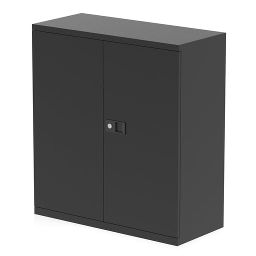 Qube by Bisley Stationery Cupboard (2 Sizes) Storage Dynamic Office Solutions Black 1000 