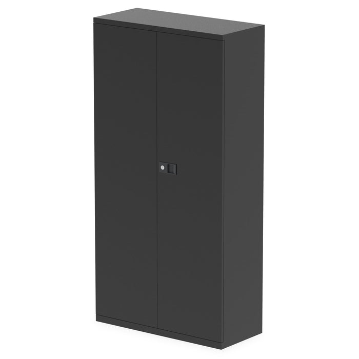 Qube by Bisley Stationery Cupboard (2 Sizes) Storage Dynamic Office Solutions Black 1850 