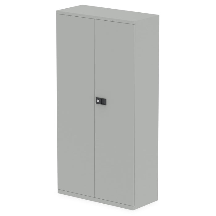 Qube by Bisley Stationery Cupboard (2 Sizes) Storage Dynamic Office Solutions Goose Grey 1850 