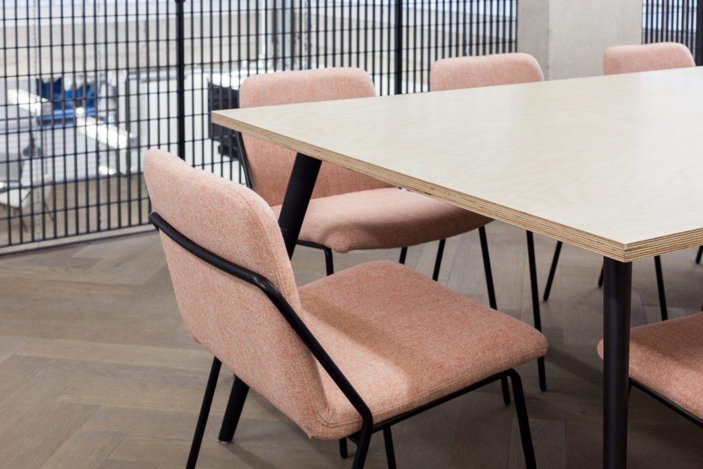 Sling Upholstered Casual meeting Chair meeting Workstories