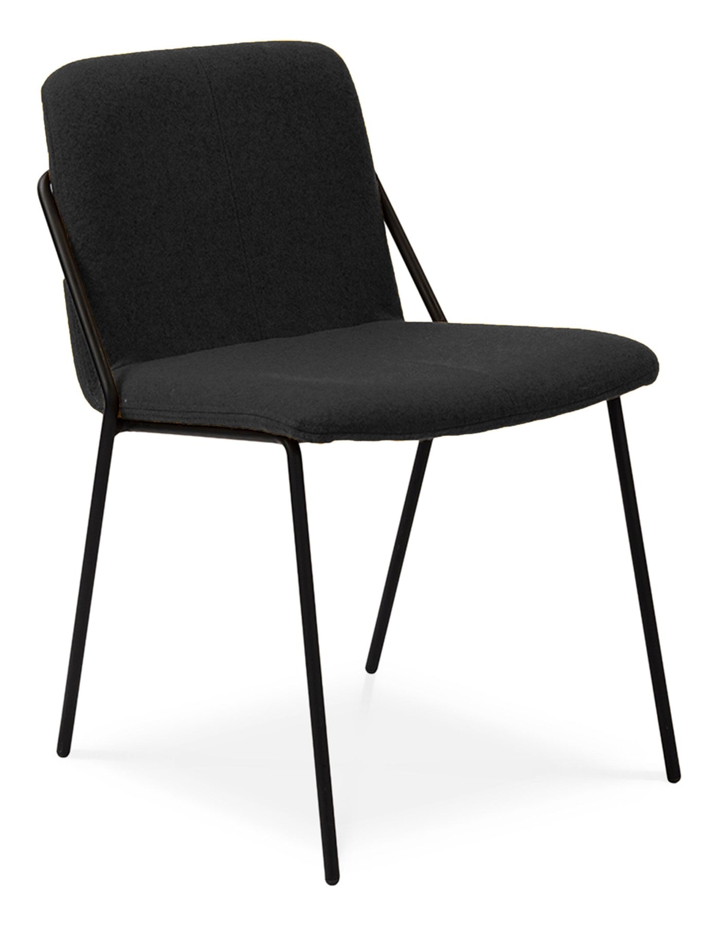 Sling Upholstered Casual meeting Chair meeting Workstories Black CSE14
