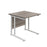 Start Next Day Delivery Office Desks - 7 Wood Finishes Available Office Desks TC Group Grey Oak White 800mm x 800mm