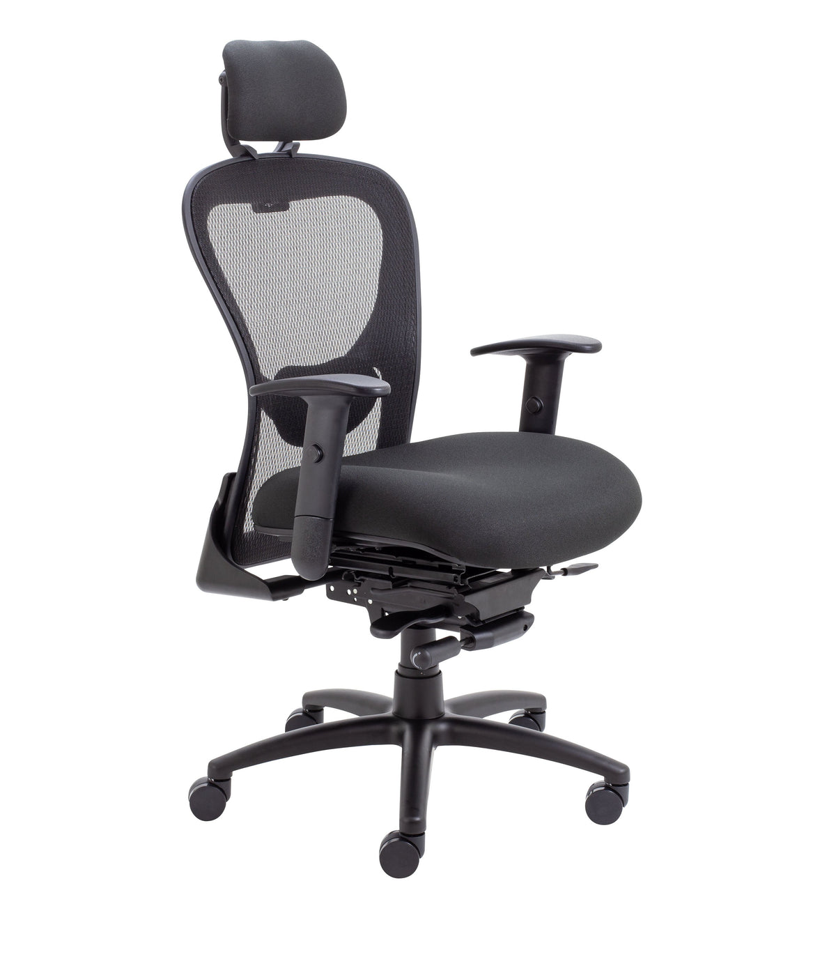 Strata High Back 24 Hour Posture Office Chair 24HR & POSTURE TC Group Black Self Assembly (Next Day)