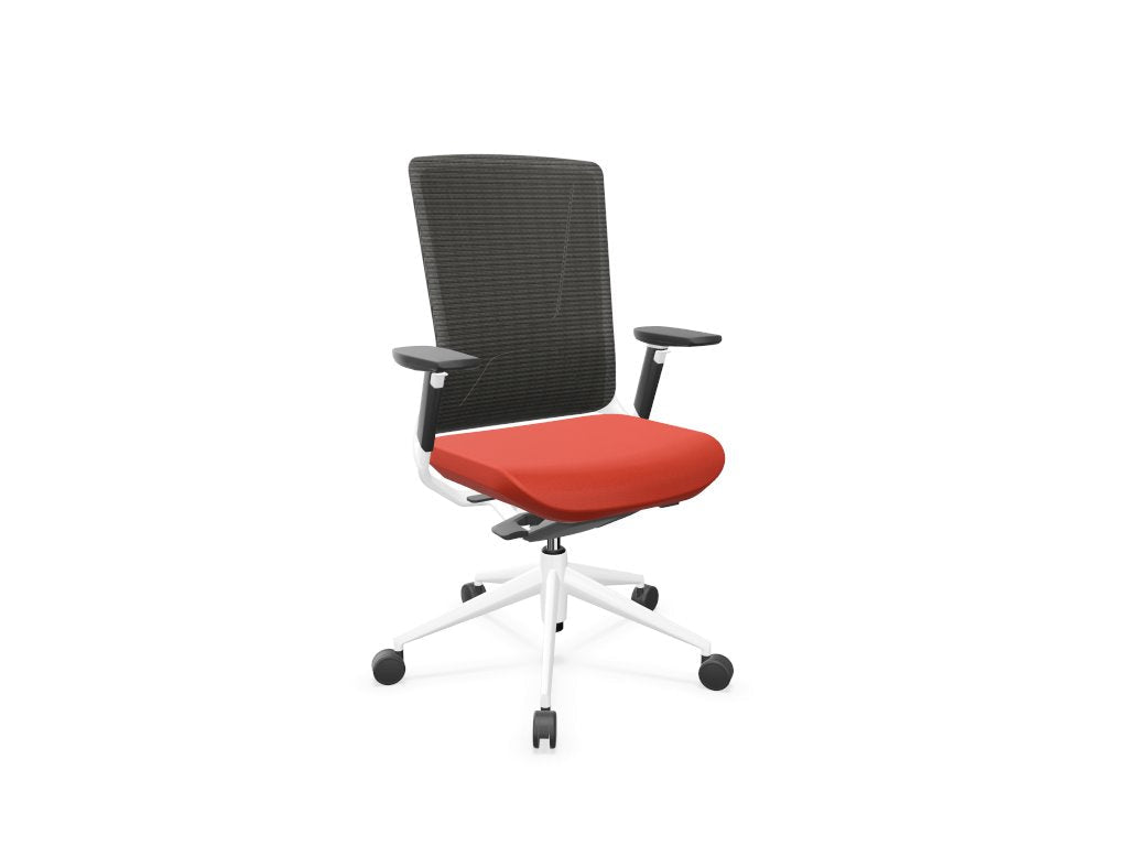 TNK 500 Mesh Back Task Chair Task Chair Actiu Dark Orange White