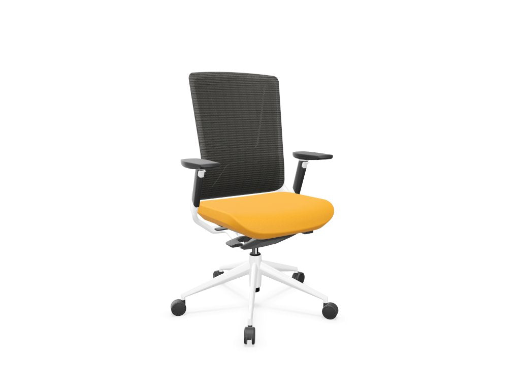 TNK 500 Mesh Back Task Chair Task Chair Actiu Yellow White