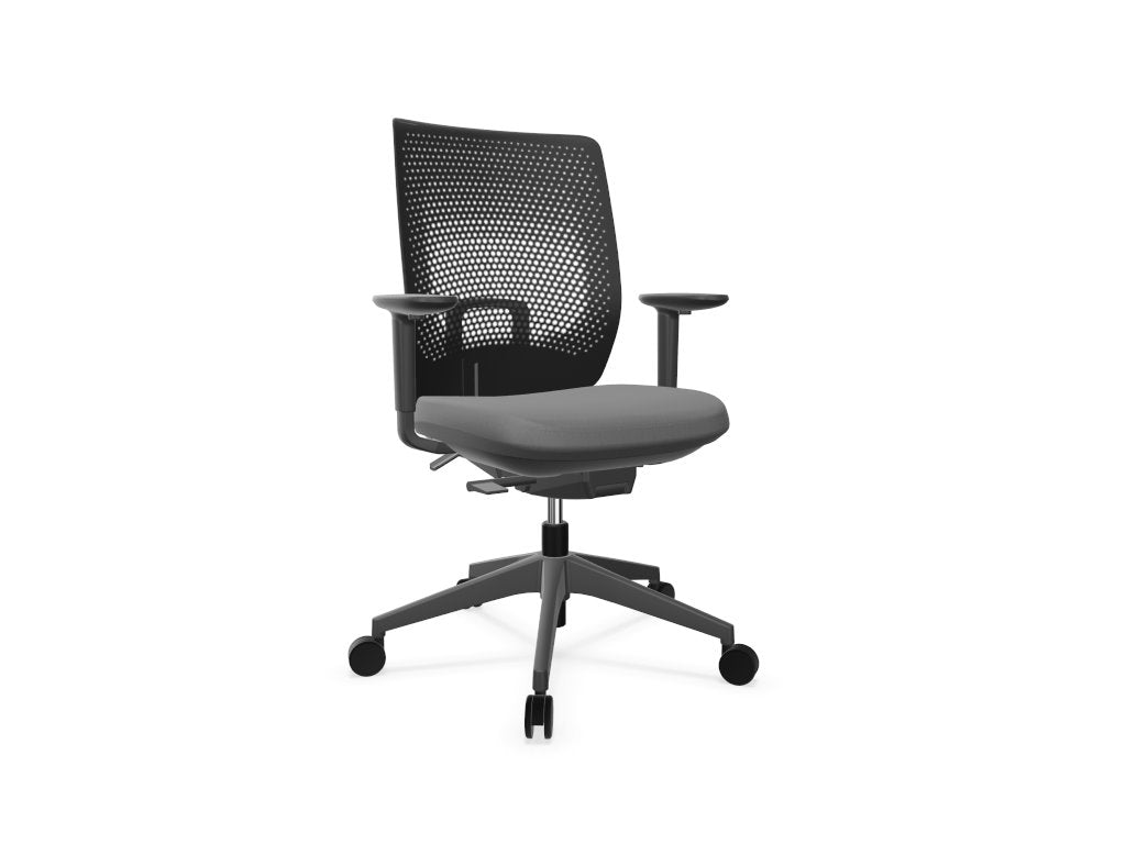TRIM Mesh Back Office Chair Task Chair Actiu Grey Black