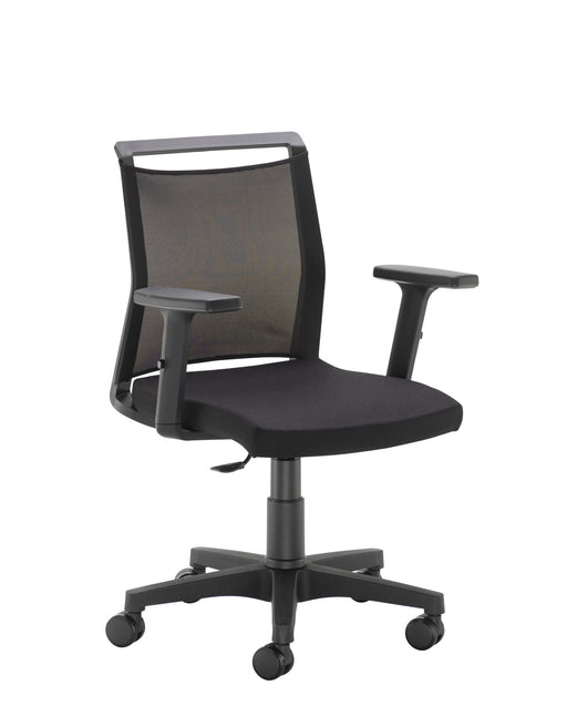 Urus Mid Back Mesh Office Chair Mesh Office Chairs TC Group Black 