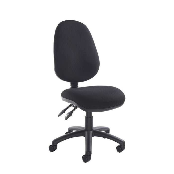 Vantage 100 2 lever PCB operators chair with no arms Seating Dams Black 