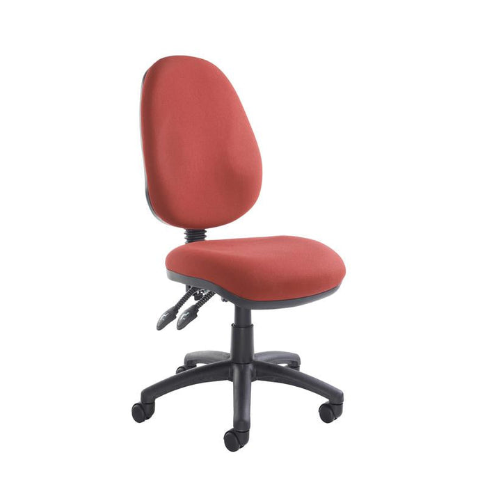 Vantage 100 2 lever PCB operators chair with no arms Seating Dams Burgundy 