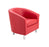 Vibrant Tub Armchair with Metal Feet SOFT SEATING & RECEP TC Group Red 