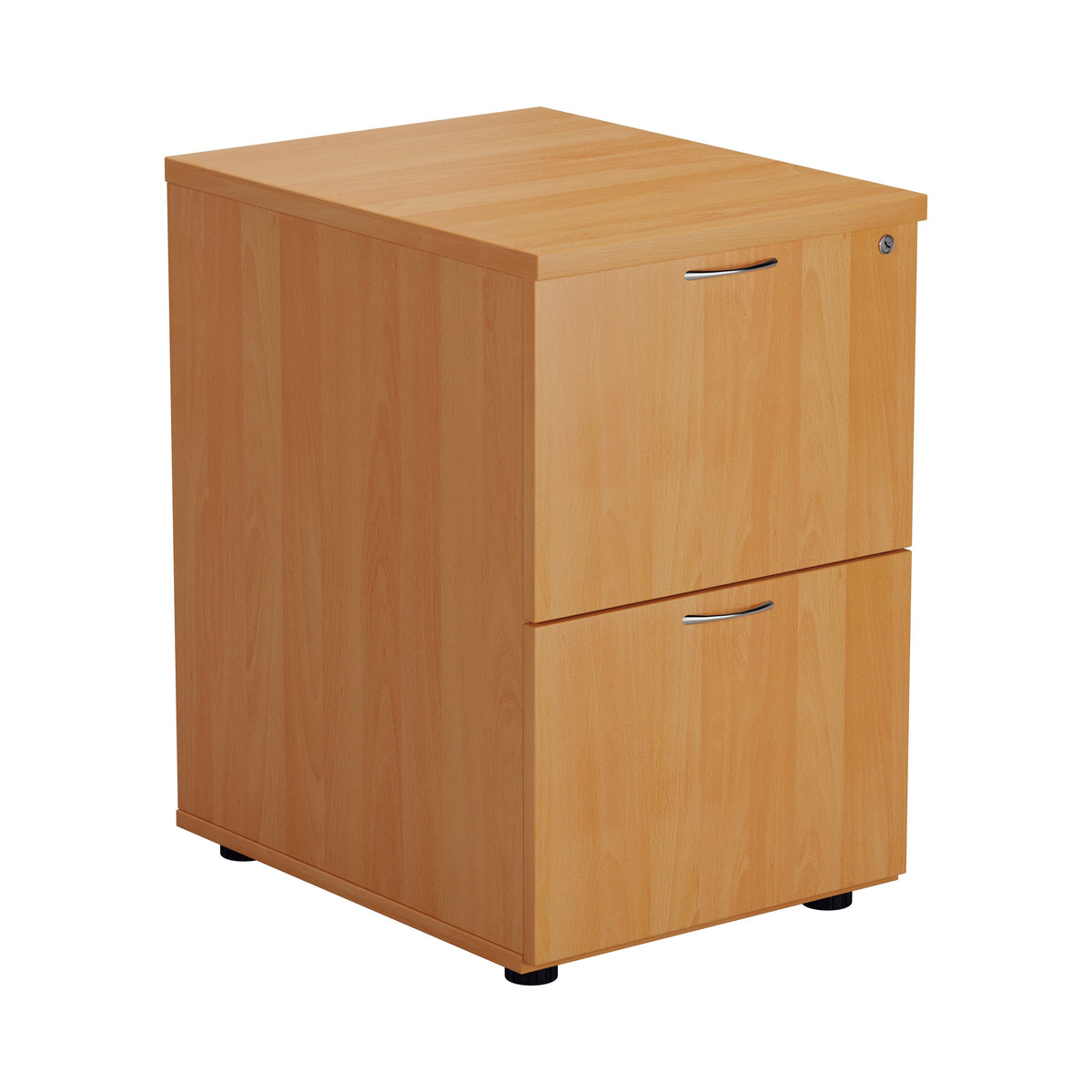 Wooden 2 Drawer Filing Cabinet - Walnut FILING TC Group Beech