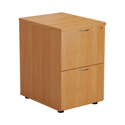 Wooden 2 Drawer Filing Cabinet - Walnut FILING TC Group Beech 