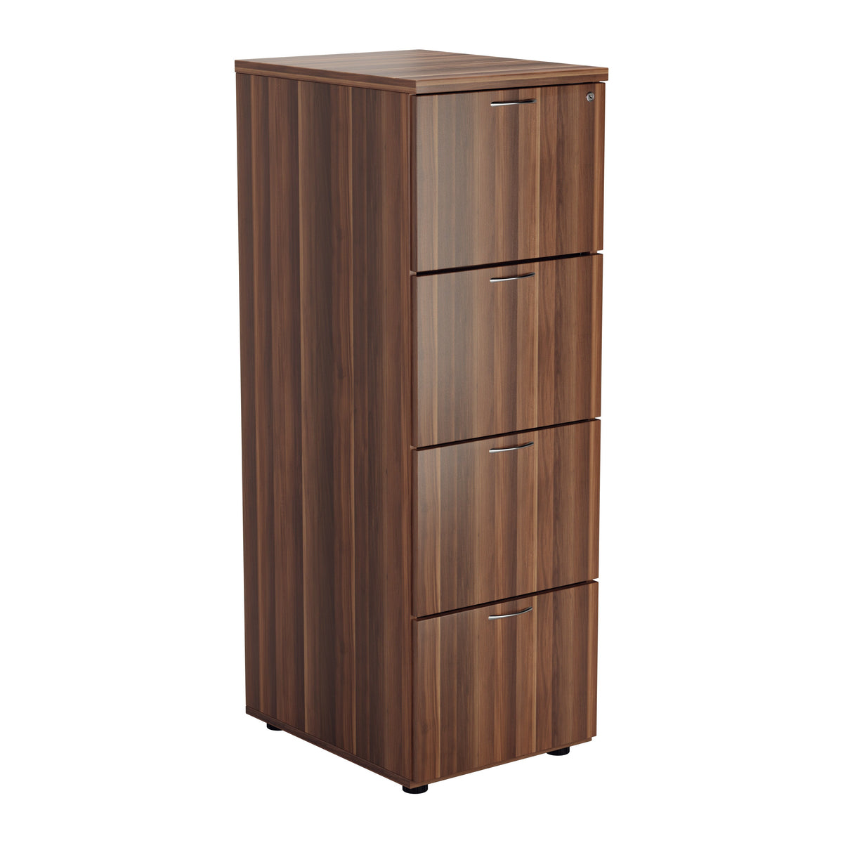 Wooden 4 Drawer Filing Cabinet - Walnut FILING TC Group Walnut