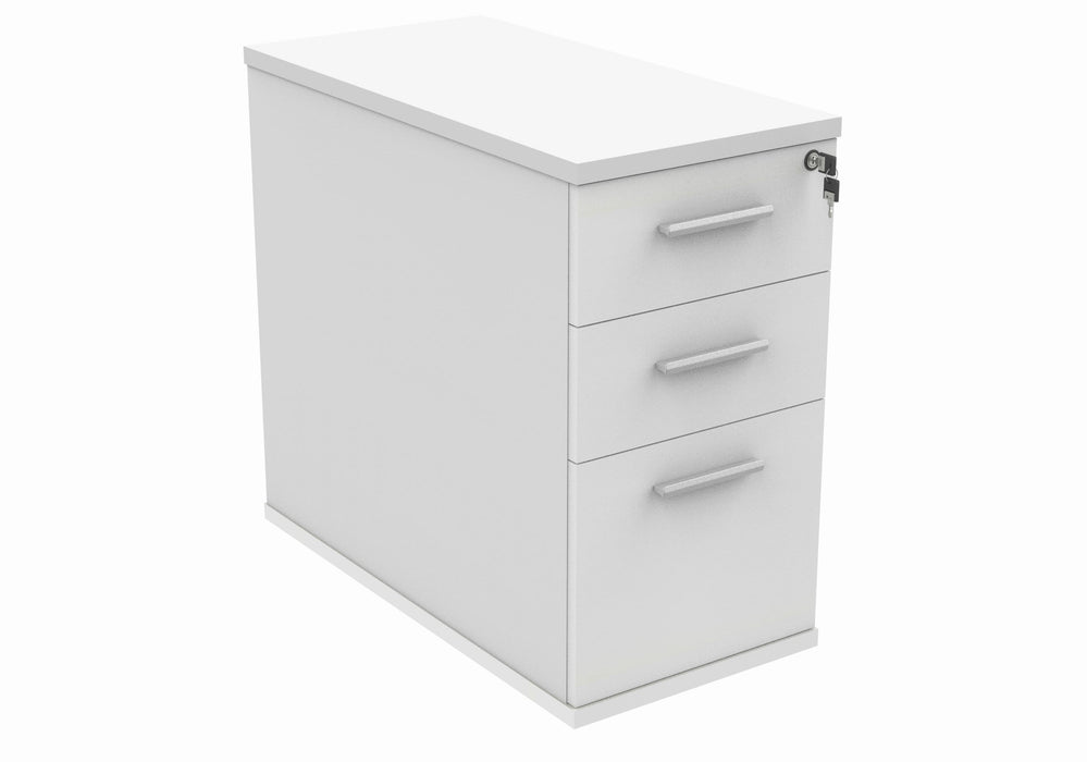 Workwise Desk High Office Storage Unit Furniture TC GROUP 800 Deep White 