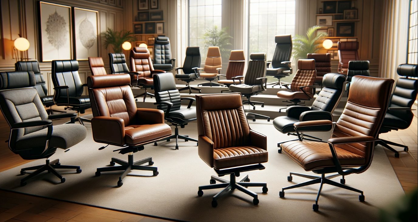 A Guide To The Different Types Of Leather Office Chairs