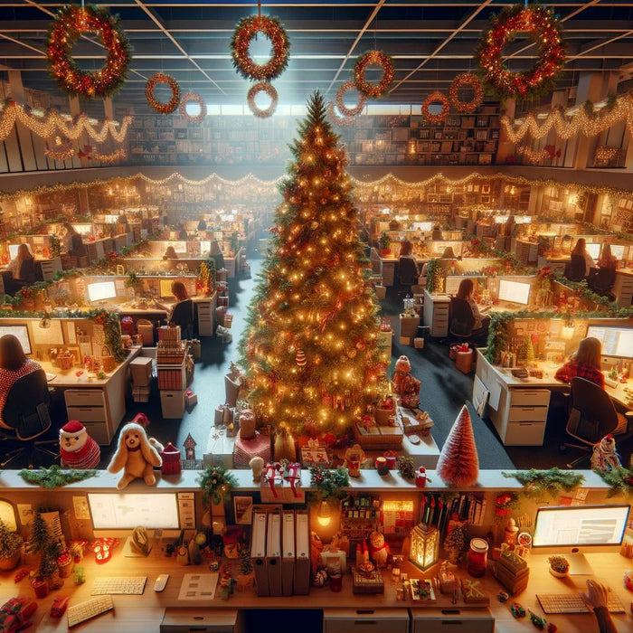 How To Tastefully Decorate Your Office For Christmas
